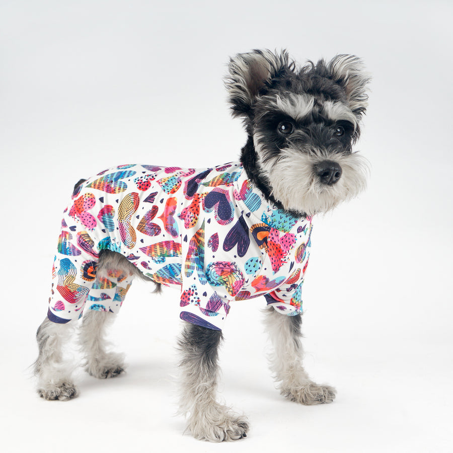 Macacão Elástico para Cão – Roupa Confortável para Casa e Descanso