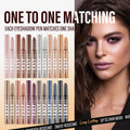 Lápis Sombra Multicolor Shimmer e Mate | Esfumável Longa Duração
