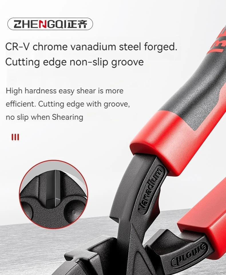 Alicate de corte de arame, alicate de corte de barra de aço, alicate para cortar arame de aço e ferro, tesoura potente, tesoura para cortar arame, la