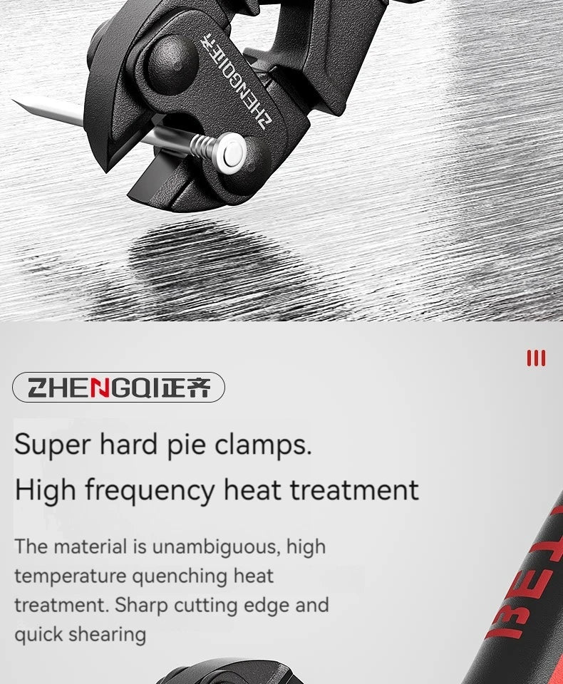 Alicate de corte de arame, alicate de corte de barra de aço, alicate para cortar arame de aço e ferro, tesoura potente, tesoura para cortar arame, la