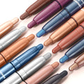 Lápis Sombra Multicolor Shimmer e Mate | Esfumável Longa Duração
