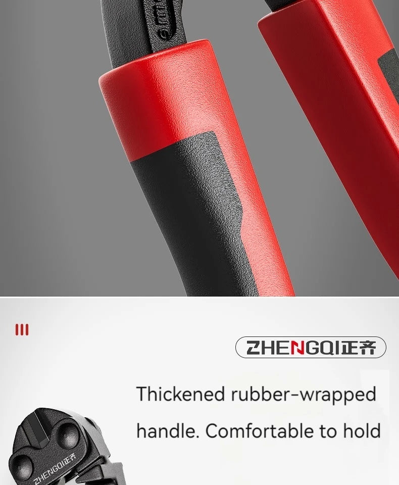 Alicate de corte de arame, alicate de corte de barra de aço, alicate para cortar arame de aço e ferro, tesoura potente, tesoura para cortar arame, la