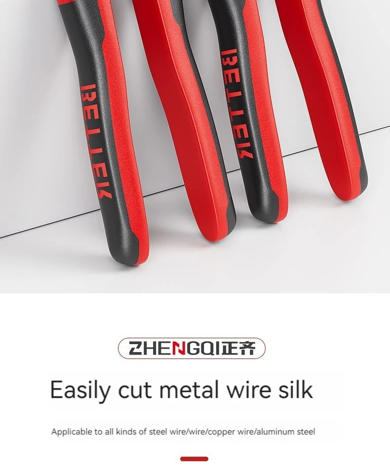 Alicate de corte de arame, alicate de corte de barra de aço, alicate para cortar arame de aço e ferro, tesoura potente, tesoura para cortar arame, la