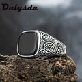 Dropshipping Vintage Luxury Crystal Larger 4colour Stone Ring Wedding Jewelry Engagement Rings For Man Women Anel Gift
