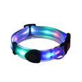 Coleira para Cão com Luz LED Recarregável USB – PVC Macio, Impermeável e Segura