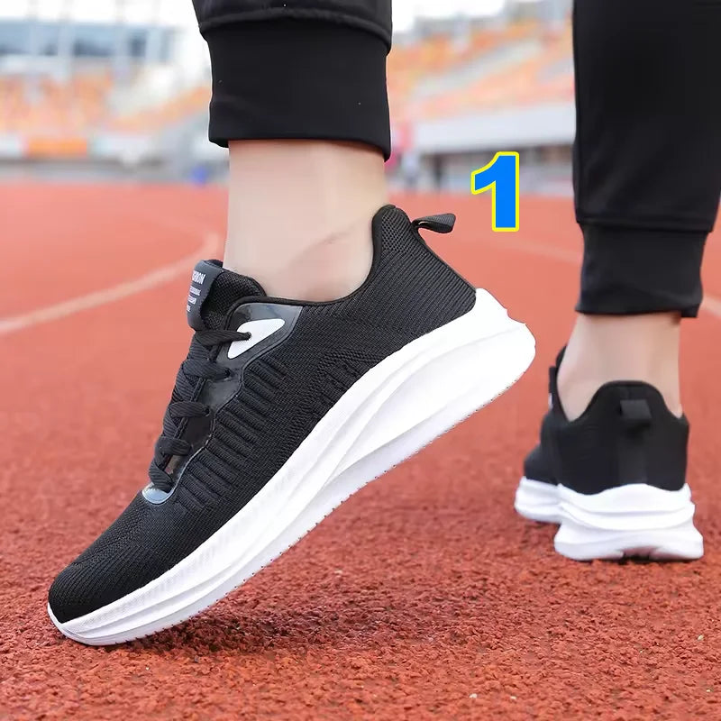 Sapatos casuais femininos modernos e versáteis, design leve, nova tendência de primavera