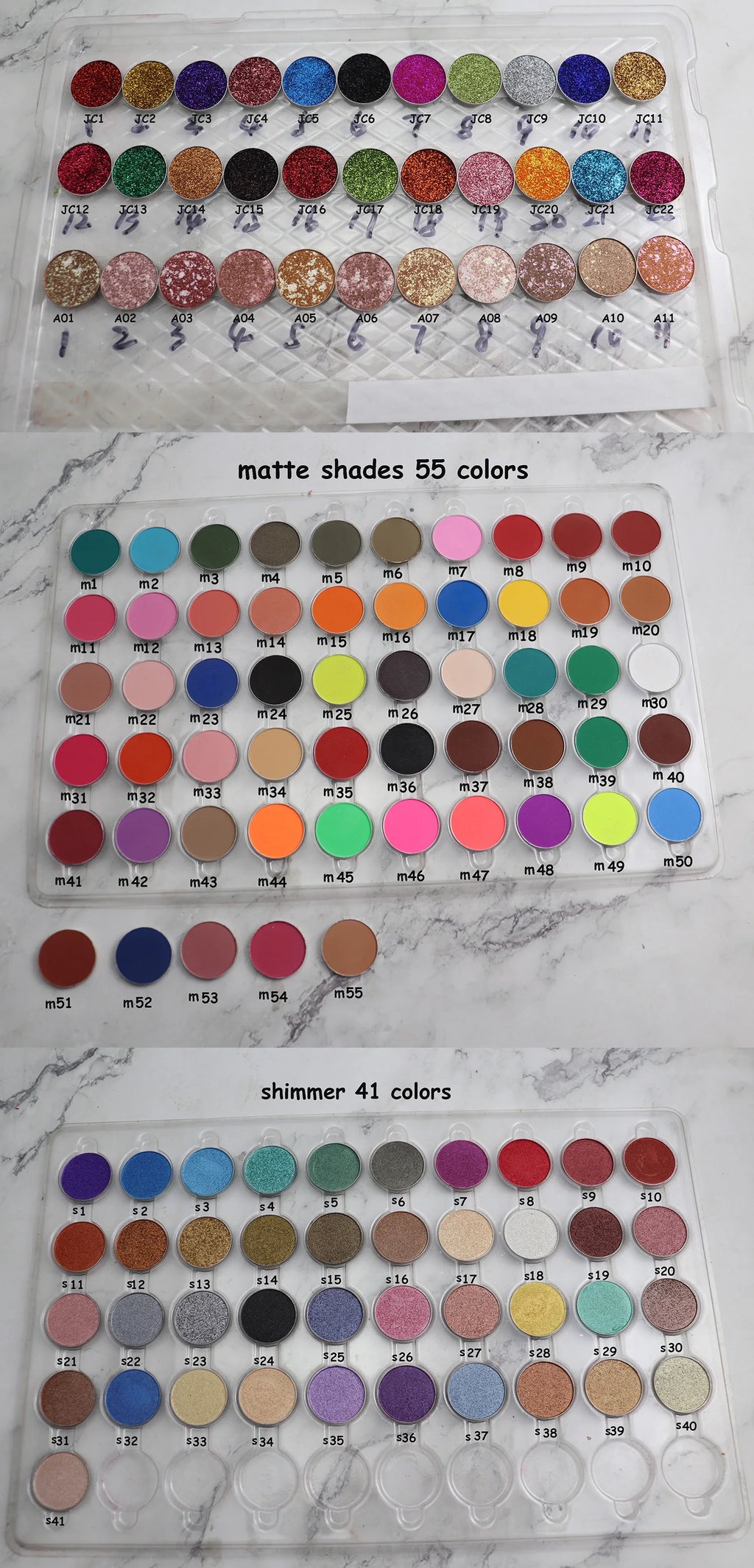 Palete Sombras Rosa 9 Cores Glitter | Alta Pigmentação Tons Escuros