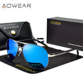 Óculos Aviação AOWEAR Polarizados Espelhados | Designer Brand Unissex