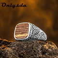 Dropshipping Vintage Luxury Crystal Larger 4colour Stone Ring Wedding Jewelry Engagement Rings For Man Women Anel Gift