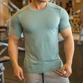 T-Shirt Running 2026 Secagem Rápida Gola Redonda | Gym Fitness Respirável