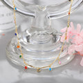 Colar com Franjas Candy Color | Estético Versátil Choker Fashion