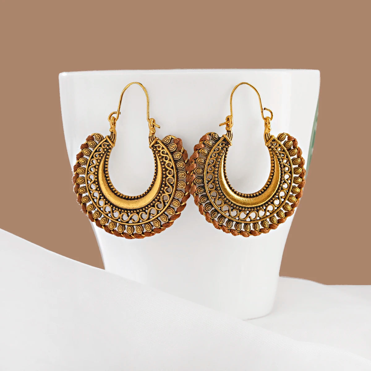 Brincos jhumka indianos vazados em dourado, estilo retro turco, joias indianas, bijuteria artesanal, brincos boho vintage da turquia para mulher.