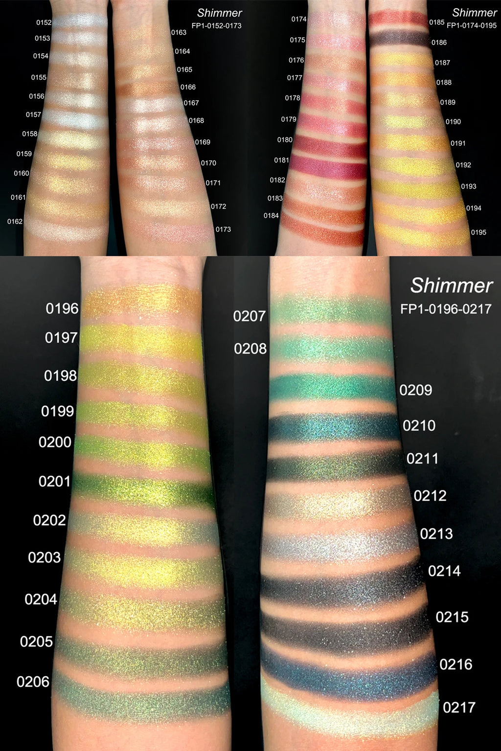 Palete Sombras Glitter Multichrome | Alta Pigmentação Brilho Intenso