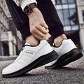 Ténis Brancos Casuais Masculinos – Moda, Sola Macia e Leves para Viagens e Desporto