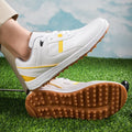 Sapatos de Golfe em Couro Impermeáveis – Sem Espigões, Para Homem e Senhora