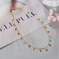 Colar com Franjas Candy Color | Estético Versátil Choker Fashion