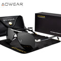 Óculos Aviação AOWEAR Polarizados Espelhados | Designer Brand Unissex
