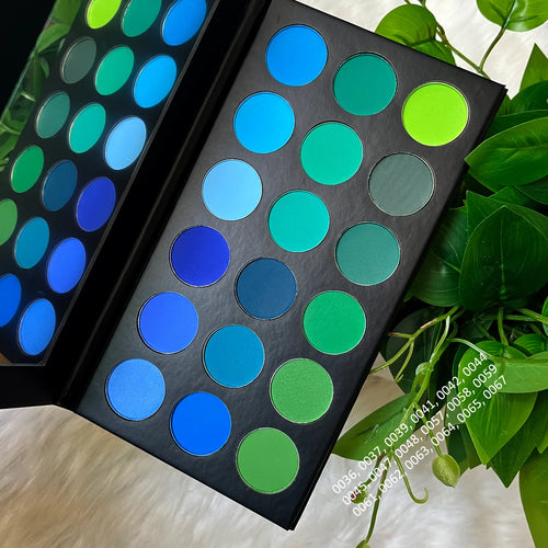 Palete Sombras Glitter Multichrome | Alta Pigmentação Brilho Intenso