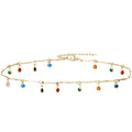 Colar com Franjas Candy Color | Estético Versátil Choker Fashion