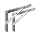 Suporte Triangular em Aço Inoxidável – Para Prateleiras, Tripés e Estruturas de Armazenamento