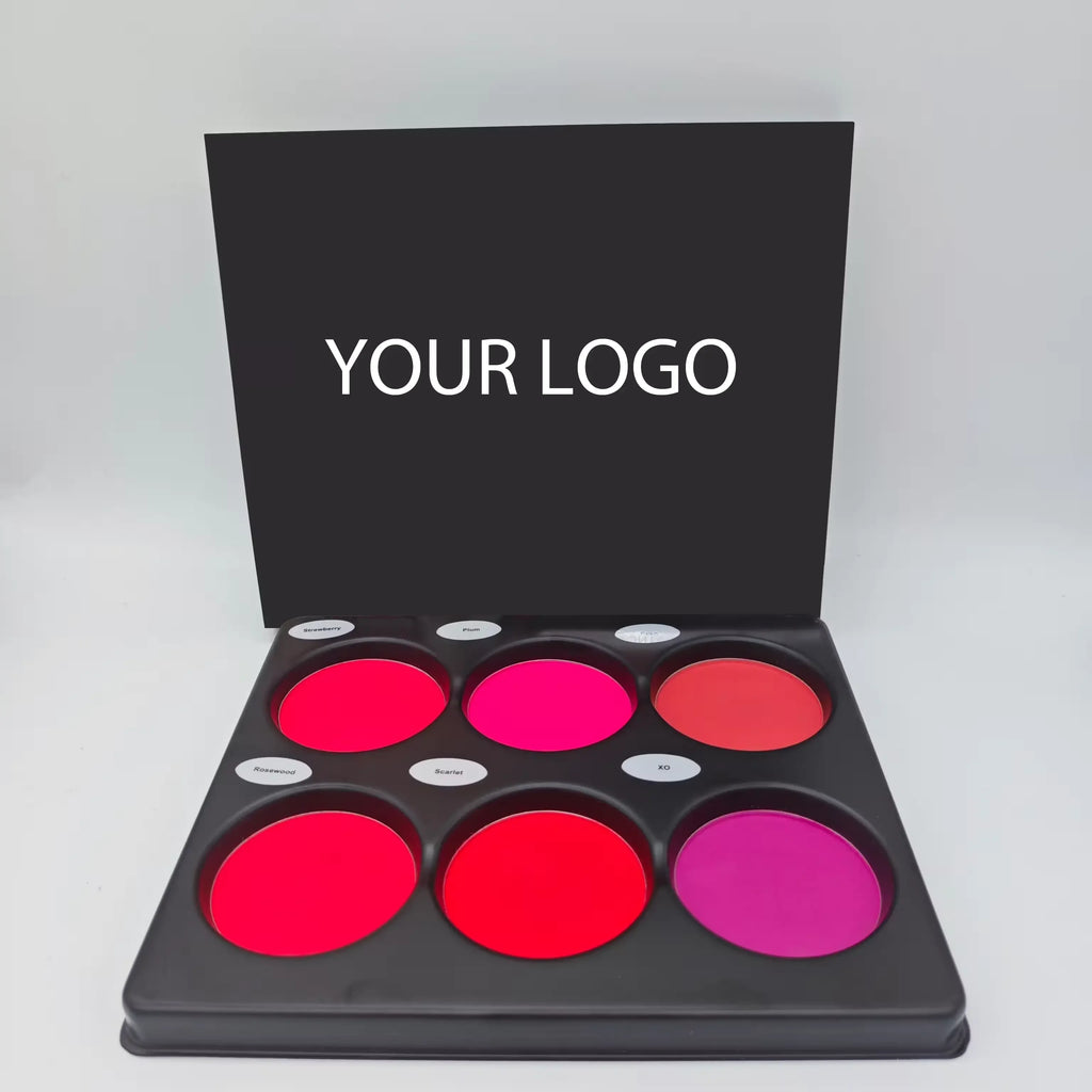 Blush Pó Mate 6 Cores | À Prova de Água Longa Duração