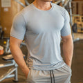 T-Shirt Running 2026 Secagem Rápida Gola Redonda | Gym Fitness Respirável