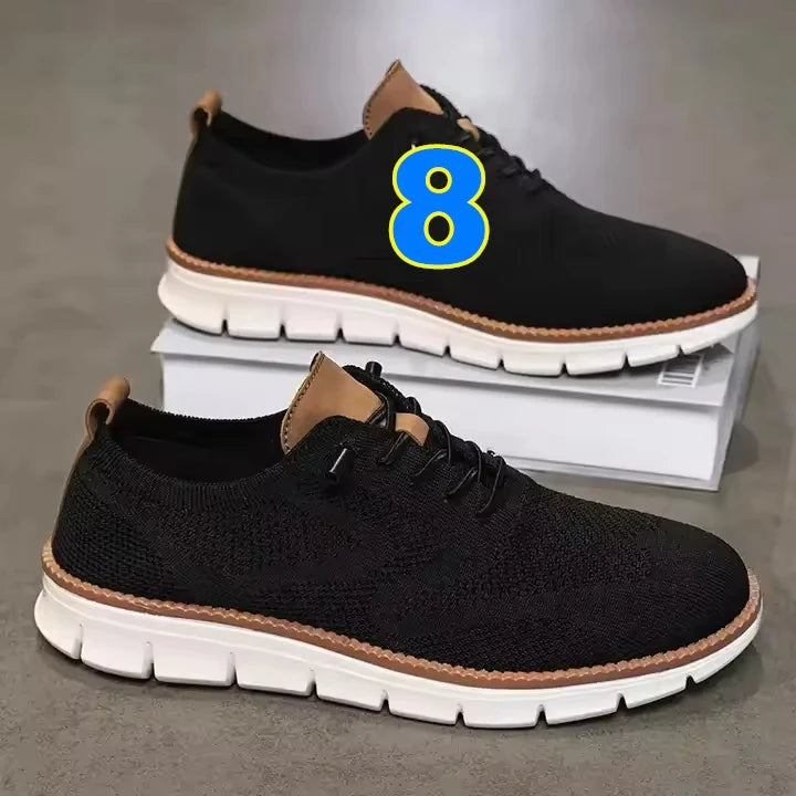 Sapatos casuais femininos modernos e versáteis, design leve, nova tendência de primavera