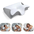 Almofada Cervical Memory Foam 2 em 1 | Ortopédica Pescoço Ergonómica