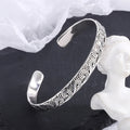 Bracelete Ondas Retro Prata 925 | Abertura Nuvem Doce Personalidade