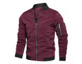 Bomber Jacket Leve Primavera Outono | Windbreaker Sport Zip Bolsos