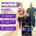 Suplemento Zinco + Magnésio – Ossos, Coração, Imunidade e Saúde Muscular