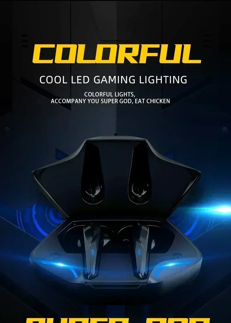 Auscultadores Bluetooth Sem Fios para Telemóvel com Cancelamento de Ruído e Som HD