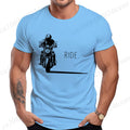 T-Shirt Gráfica de Mota Vintage – Estilo Retro Harajuku, Street, Corte Oversized