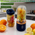 Liquidificador Duplo USB Portátil | Smoothie Milkshake Sumo Compacto