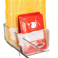 5 10 15 20PCS Sturdy Clear Refrigerator Organizer Dividers Adjustable Fridge Storage Kitchen Cabinets Space Saving Compartments
