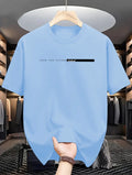 T-Shirt 100% Algodão Print Letras Oversize | High Street Unissex Verão