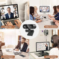 Webcam Mini 4K 2K Full HD com Microfone | 30FPS Autofocus USB PC Laptop