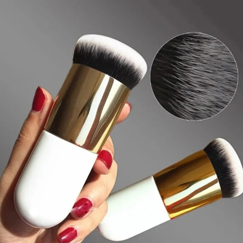 Pincel Cogumelo para Base e BB Cream | Sem Marcas Aplicação Perfeita