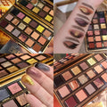 18 Color Eyeshadow Palette Matte Glitter High Pigment Long Lasting Smudge Proof for Daily Party Makeup Valentine's Day Gift