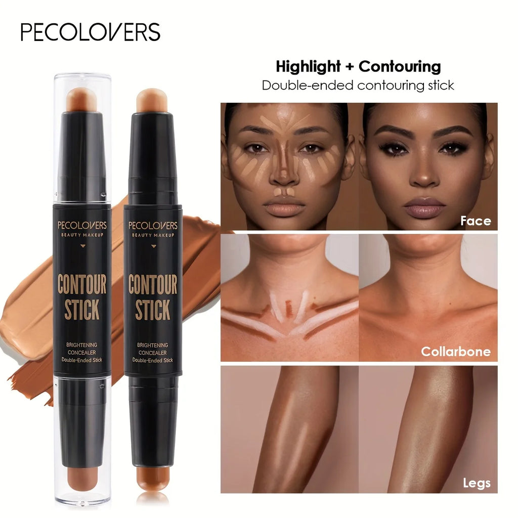 Corretor e Bronzeador Facial | Contorno e Base Creme para Maquilhagem
