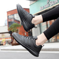 Couple causal chef shoes four season new lightweight macio sole comfort oil proof men and women's chef business work leather shoe