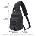 Mala Peito Tática MOLLE Sling EDC | Caminhada Escalada Pesca Ciclismo