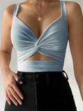 Crop Top Tube Curto Sem Mangas | Casual Preto e Branco 2025