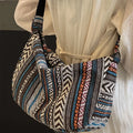 Mala Crossbody Tribal Riscas Lavável | Temática Bandeira Foldable Edge Painted