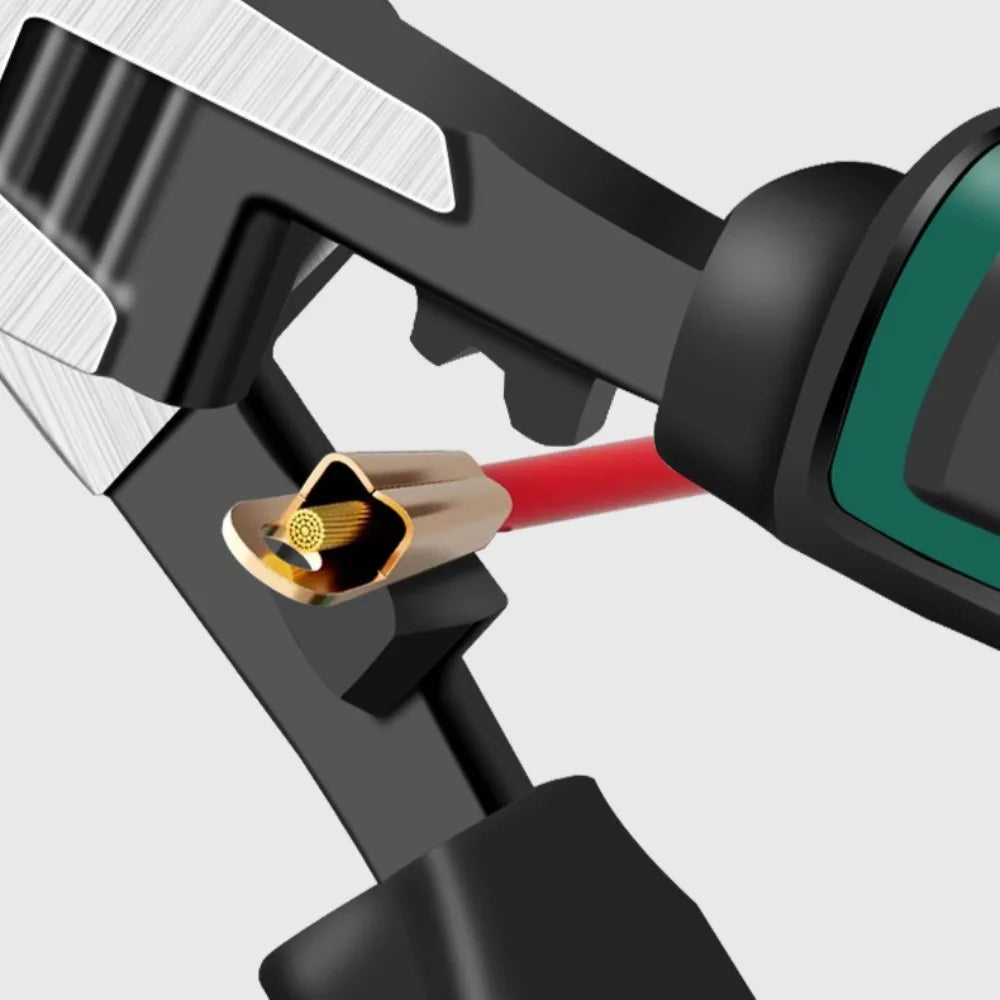 Alicate de corte e cravação para cabos e fios, ferramenta profissional para eletricistas, decapador de fios de 6/8/10 polegadas.