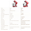 Batedeira Biolomix 1200W 11 Velocidades | Motor DC Ecrã OLED Digital
