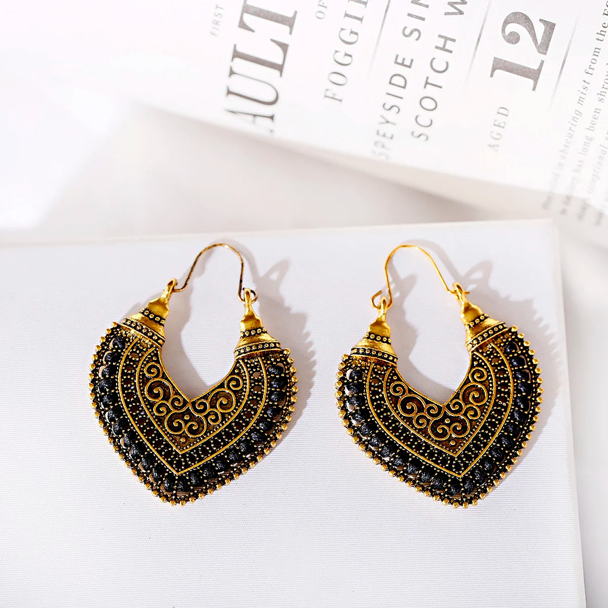 Brincos jhumka indianos vazados em dourado, estilo retro turco, joias indianas, bijuteria artesanal, brincos boho vintage da turquia para mulher.
