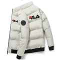 Casaco Curto Espesso Windproof Print | Zipper Outono Inverno M-5XL