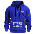 Hoodie Half-Zip Multi-Bolsos Print | Sport Fitness Warm Casual Fashion