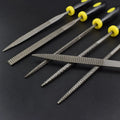 Conjunto de 6 Limas para Madeira 5x140mm – Ferramentas de Entalhe para Carpinteiros